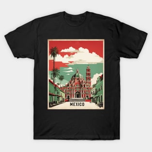 Mexico Tourism Vintage Poster 2 T-Shirt